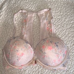 VS pink bra with detailing